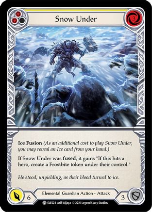 Snow Under (Yellow) (ELE023) - Tales of Aria Unlimited Edition