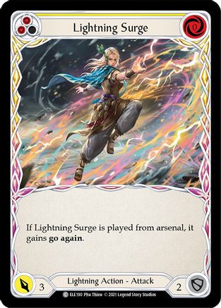 Lightning Surge (Yellow) (ELE190) - Tales of Aria Unlimited Edition