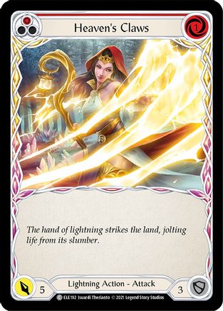 Heaven's Claws (Red) (ELE192) - Tales of Aria Unlimited Edition