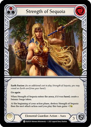 Strength of Sequoia (Red) (ELE028) - Tales of Aria Unlimited Edition