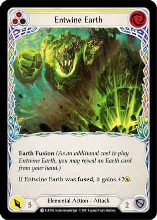 Entwine Earth (Yellow) (ELE095) - Tales of Aria Unlimited Edition Rainbow Foil