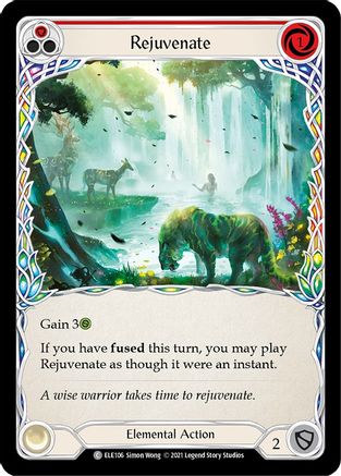 Rejuvenate (Red) (ELE106) - Tales of Aria Unlimited Edition Rainbow Foil