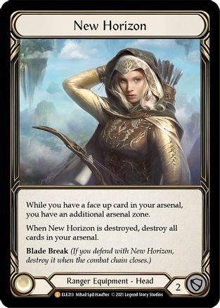 New Horizon (ELE213) - Tales of Aria Unlimited Edition Rainbow Foil