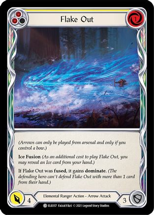 Flake Out (Yellow) (ELE057) - Tales of Aria Unlimited Edition Rainbow Foil