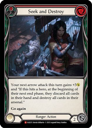 Seek and Destroy (ELE215) - Tales of Aria Unlimited Edition Rainbow Foil
