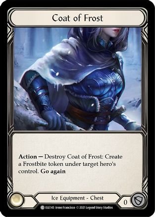 Coat of Frost (ELE145) - Tales of Aria Unlimited Edition Rainbow Foil