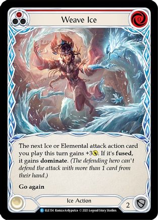 Weave Ice (Red) (ELE154) - Tales of Aria Unlimited Edition