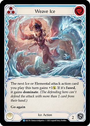 Weave Ice (Blue) (ELE156) - Tales of Aria Unlimited Edition