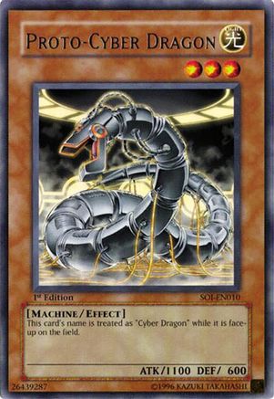 Proto-Cyber Dragon (SOI-EN010) - Shadow of Infinity Unlimited