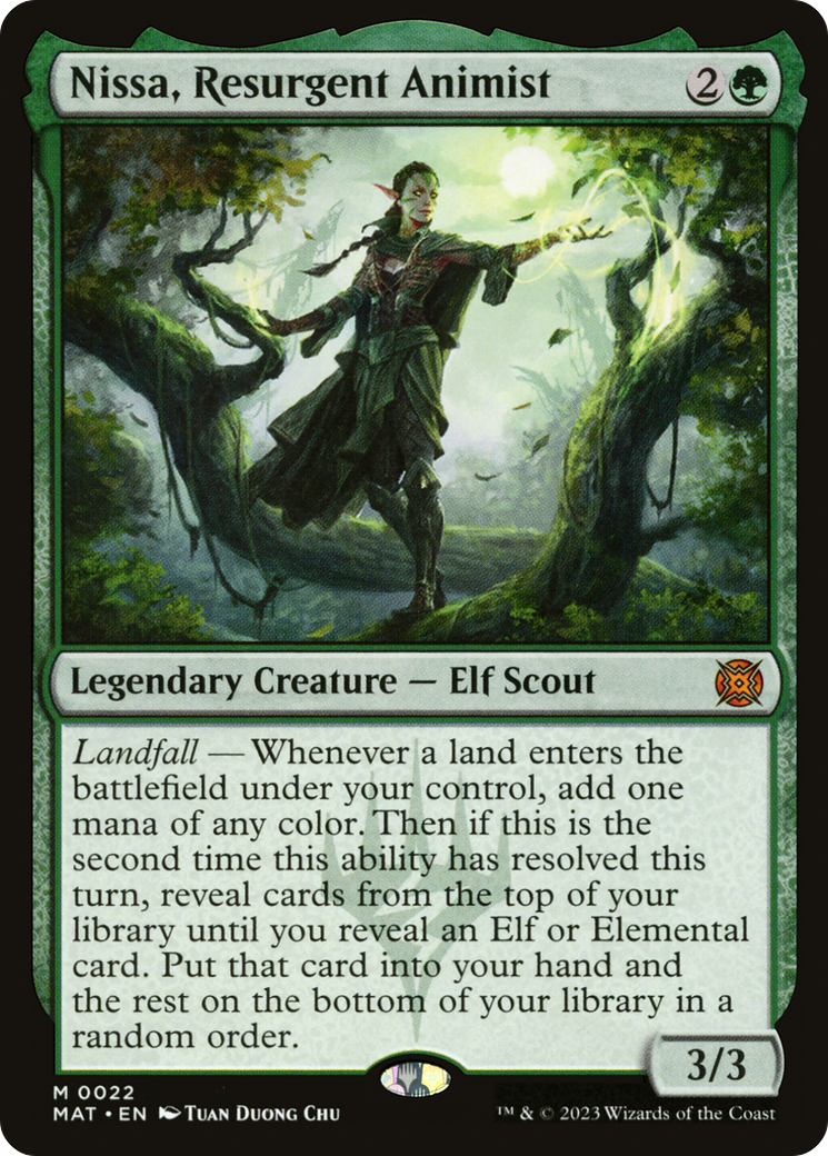 Nissa, Resurgent Animist [MAT - 22]