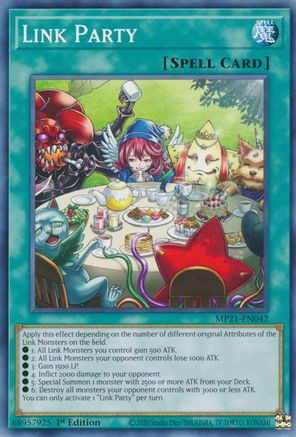Link Party (MP21-EN042) - 2021 Tin of Ancient Battles 1st Edition