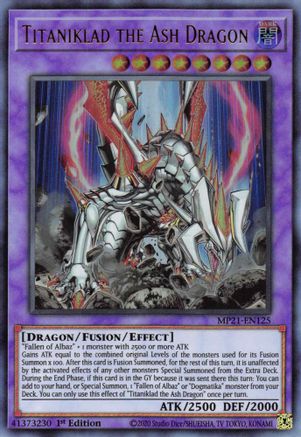 Titaniklad the Ash Dragon [MP21 - MP21-EN125]