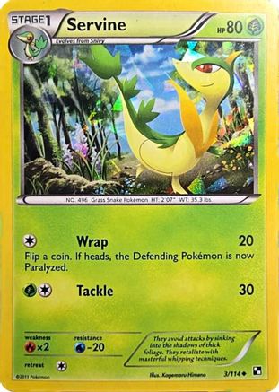 Servine - 3/114 (Cracked Ice Holo) [MCAP - 003/114]