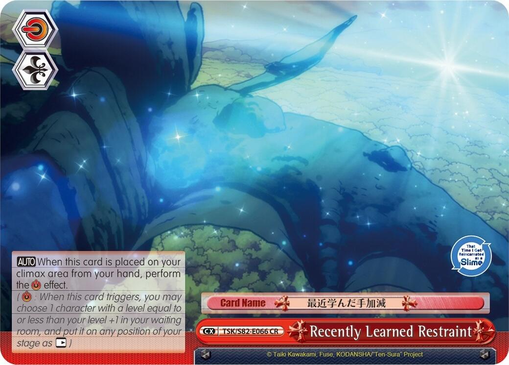 Recently Learned Restraint [TSK/S82 - TSK/S82-E066 CR]