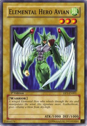 Elemental Hero Avian (DP1-EN001) - Duelist Pack 1: Jaden Yuki Unlimited