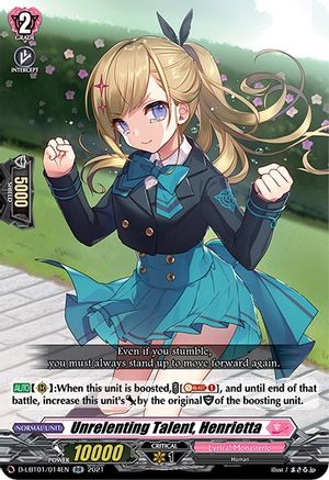 Unrelenting Talent, Henrietta (D-LBT01/014EN) - D-LBT01: Lyrical Melody