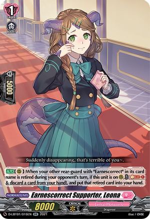 Earnescorrect Supporter, Leona (D-LBT01/016EN) - D-LBT01: Lyrical Melody