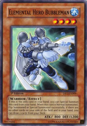 Elemental Hero Bubbleman (DP1-EN009) - Duelist Pack 1: Jaden Yuki Unlimited
