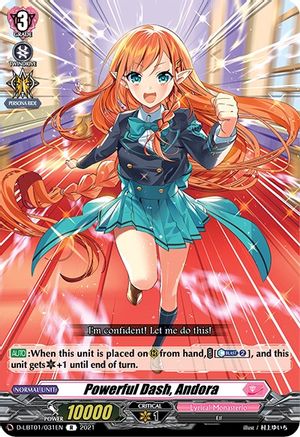 Powerful Dash, Andora (D-LBT01/031EN) - D-LBT01: Lyrical Melody