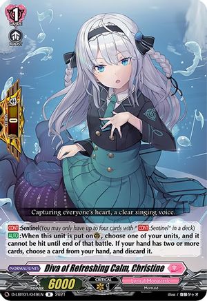 Diva of Refreshing Calm, Christine (D-LBT01/049EN) - D-LBT01: Lyrical Melody