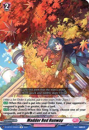 Madder Red Runway (D-LBT01/056EN) - D-LBT01: Lyrical Melody