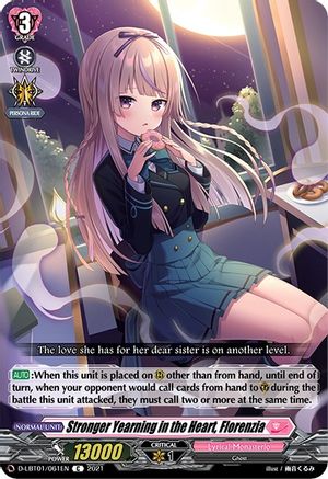 Stronger Yearning in the Heart, Florenzia (D-LBT01/061EN) - D-LBT01: Lyrical Melody