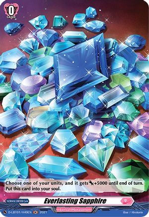 Everlasting Sapphire (Holo) (D-LBT01/H49EN) - D-LBT01: Lyrical Melody