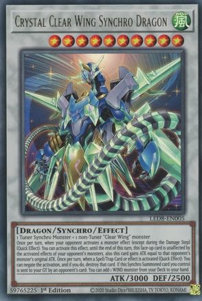 Crystal Clear Wing Synchro Dragon [LED8 - LED8-EN005]