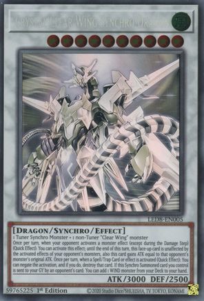 Crystal Clear Wing Synchro Dragon (Ghost Rare) [LED8 - LED8-EN005]