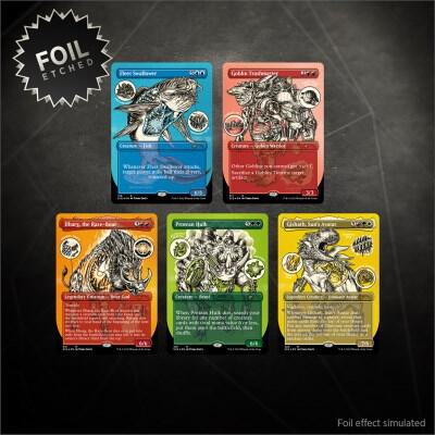 Showcase: Monster Anatomy 101 - Foil Etched Edition - Secret Lair Drop Series