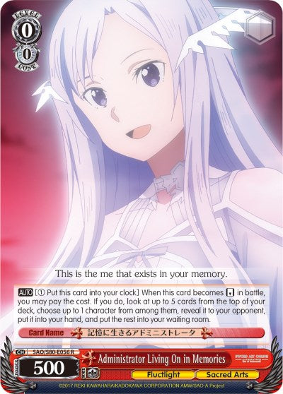 Administrator Living On in Memories [SAO/S80 - SAO/S80-E056 R]