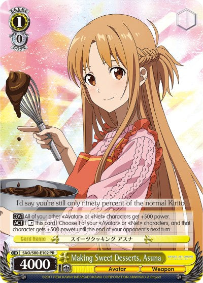 Making Sweet Desserts, Asuna [SAO/S80 - SAO/S80-E102 PR]