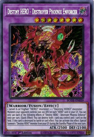 Destiny HERO - Destroyer Phoenix Enforcer [BODE - BODE-EN039]