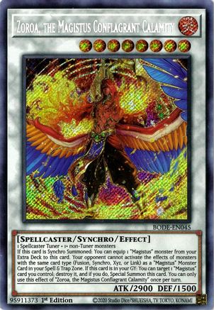 Zoroa, the Magistus Conflagrant Calamity [BODE - BODE-EN045]