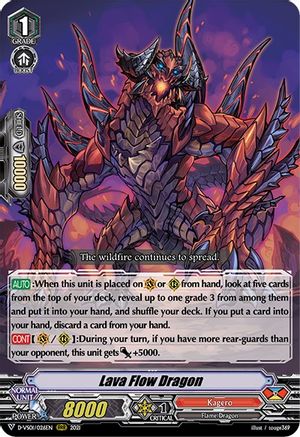 Lava Flow Dragon (D-VS01/026EN) - D-VS01: V Clan Collection Vol.1