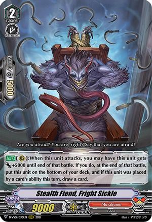 Stealth Fiend, Fright Sickle (D-VS01/030EN) - D-VS01: V Clan Collection Vol.1