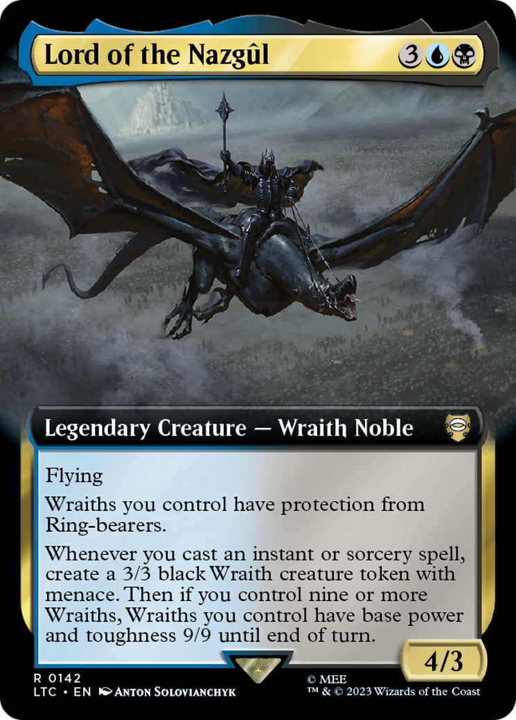 Lord of the Nazgul (Extended Art) [LTC - 142]