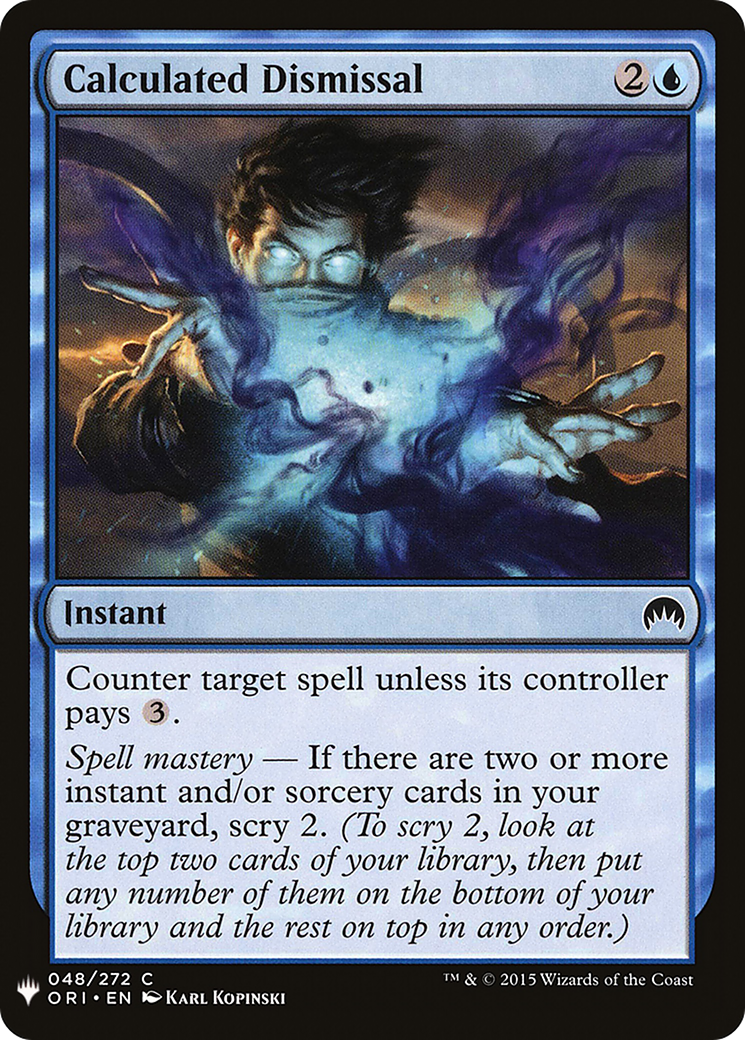 Calculated Dismissal [LIST - 48]
