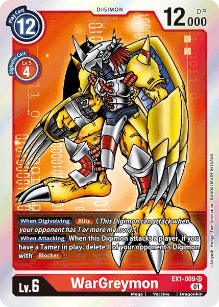 WarGreymon [EX01 - EX1-009 SR]