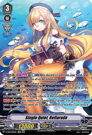 Single Quiet, Refiarade (SP) (D-VS01/SP10EN) - D-VS01: V Clan Collection Vol.1