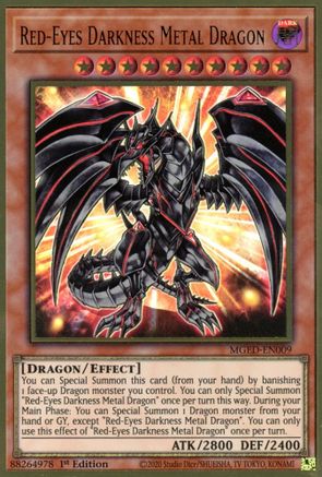 Red-Eyes Darkness Metal Dragon [MGED - MGED-EN009]
