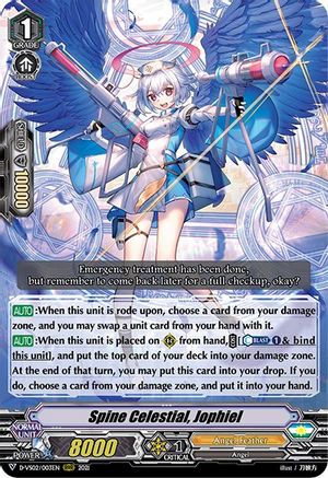 Spine Celestial, Jophiel (D-VS02/003EN) - D-VS02: V Clan Collection Vol.2