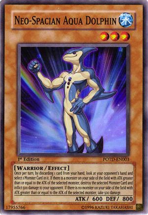 Neo-Spacian Aqua Dolphin (POTD-EN003) - Power of the Duelist 1st Edition