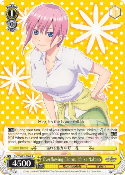 Overflowing Charm, Ichika Nakano [5HY/W83 - 5HY/W83-E008 R]