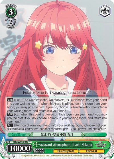 Awkward Atmosphere, Itsuki Nakano [5HY/W83 - 5HY/W83-E037 R]