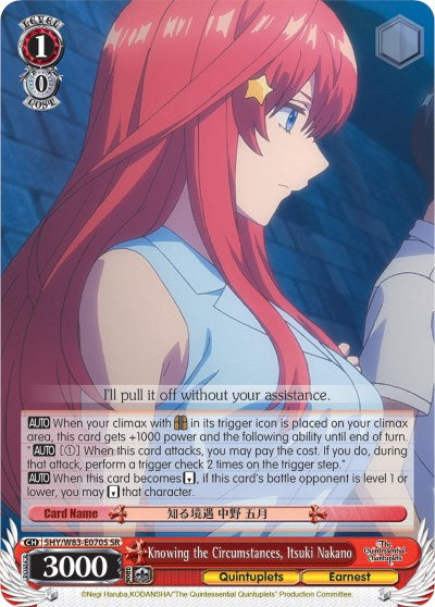 Knowing the Circumstances, Itsuki Nakano (SR) [5HY/W83 - 5HY/W83-E070S SR]