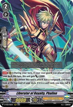 Liberator of Royalty, Phallon (D-VS02/016EN) - D-VS02: V Clan Collection Vol.2