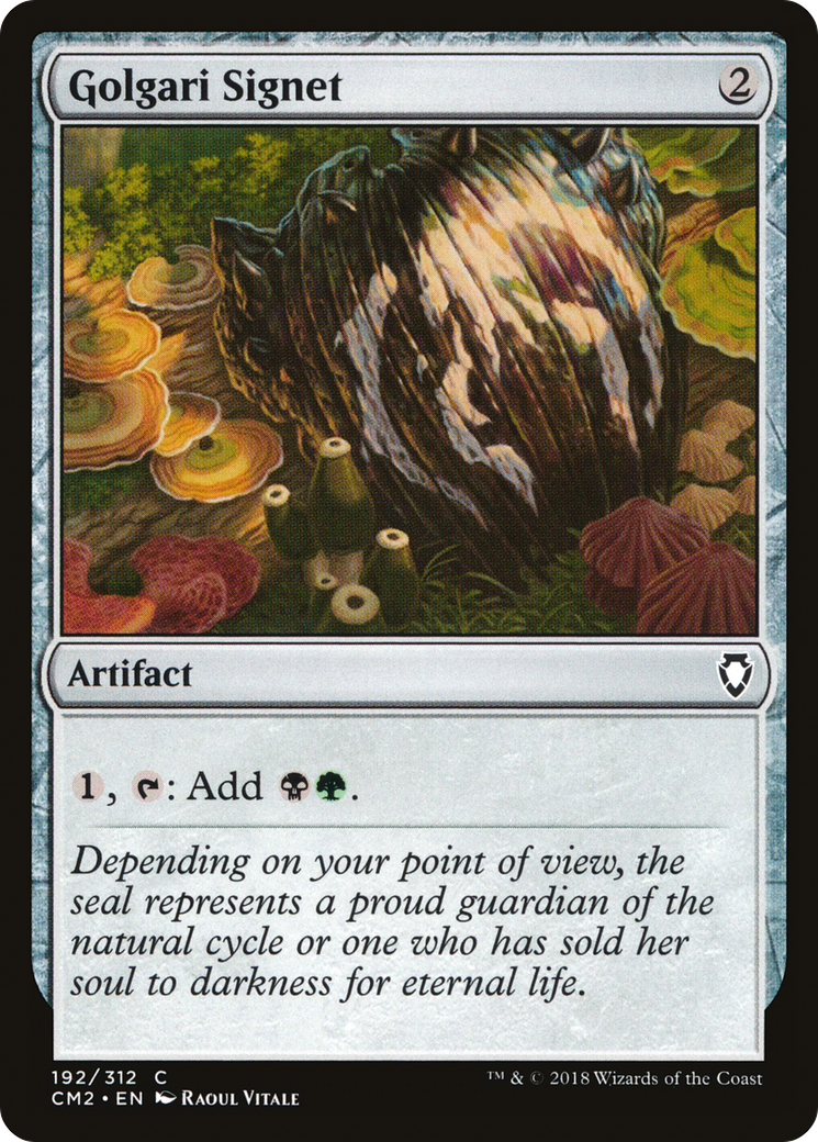 Golgari Signet (192) [CM2 - 192]