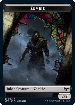 Zombie (008) // Human (010) Double-Sided Token [VOW - 8 // 10]