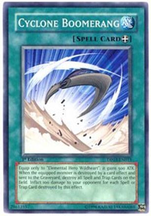 Cyclone Boomerang (DP03-EN015) - Duelist Pack 3: Jaden Yuki 2 1st Edition